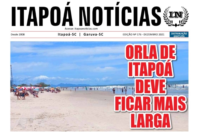 Capa Itapoá Notícias 176 - Dezembro de 2021 (Tribuna de Itapoa)