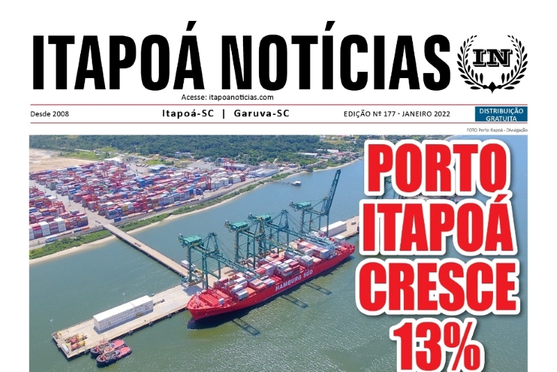 Capa Itapoa Noticias 177 - Janeiro de 2022 (Tribuna de Itapoa)