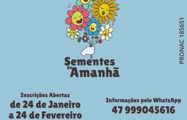 Inscricoes Coral Infantil Sementes do Amanha de Itapoa (Tribuna de Itapoa)