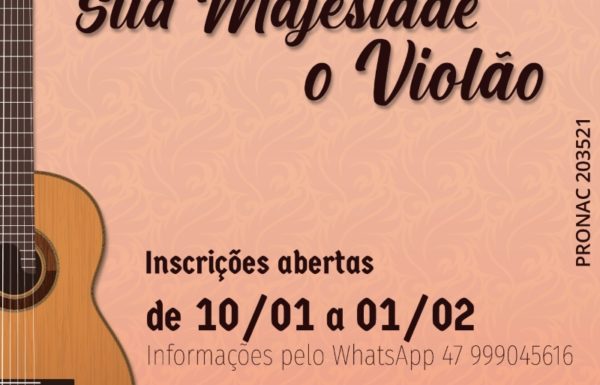Inscricoes Orquestra Sua Majestade o Violao de Itapoa (Tribuna de Itapoa)