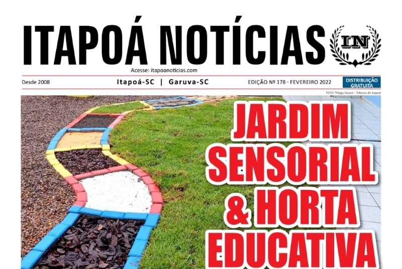 Capa Itapoá Notícias - 178 - Fevereiro 2022 - editorial (Tribuna de Itapoa)