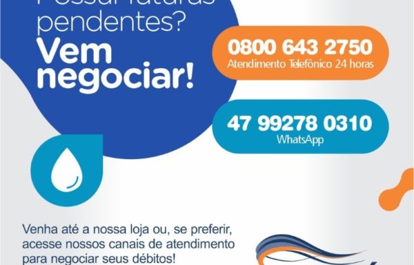 Itapoa Saneamento oferece condicoes especiais para negociacoes (Tribuna de Itapoa)