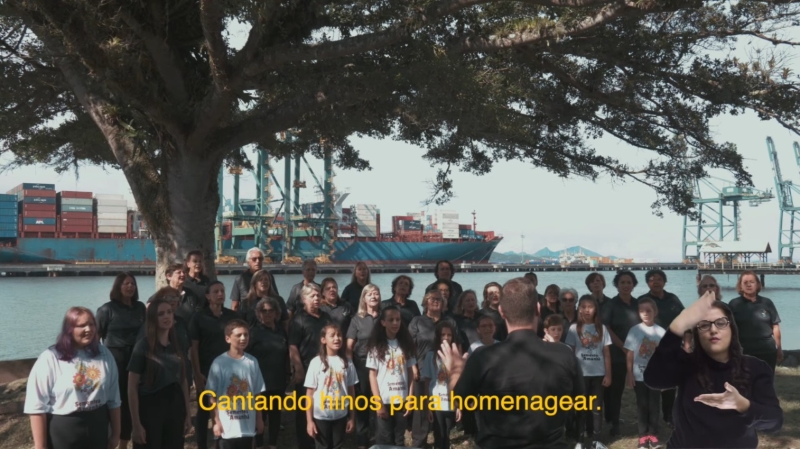 Corais Vozes da Babitonga e Sementes do Amanha prestam homenagens a Itapoa (capa TI) (Tribuna de Itapoa)