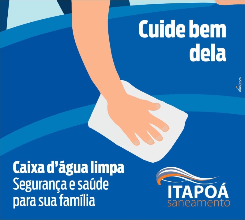 Caixa d agua limpa - Itapoa Saneamento (Tribuna de Itapoa)