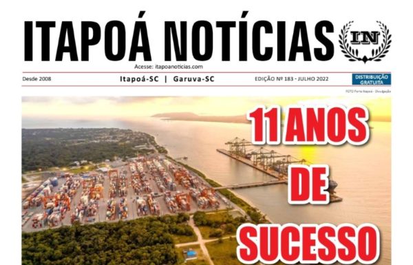 Capa Itapoá Notícias 183 - Julho de 2022 (Tribuna de Itapoa)