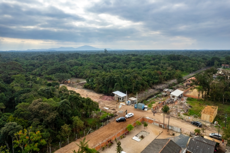 Obras Parque Municipal Carijos - Itapoa FOTO Oswaldo Rodaski Neto (Tribuna de Itapoa)