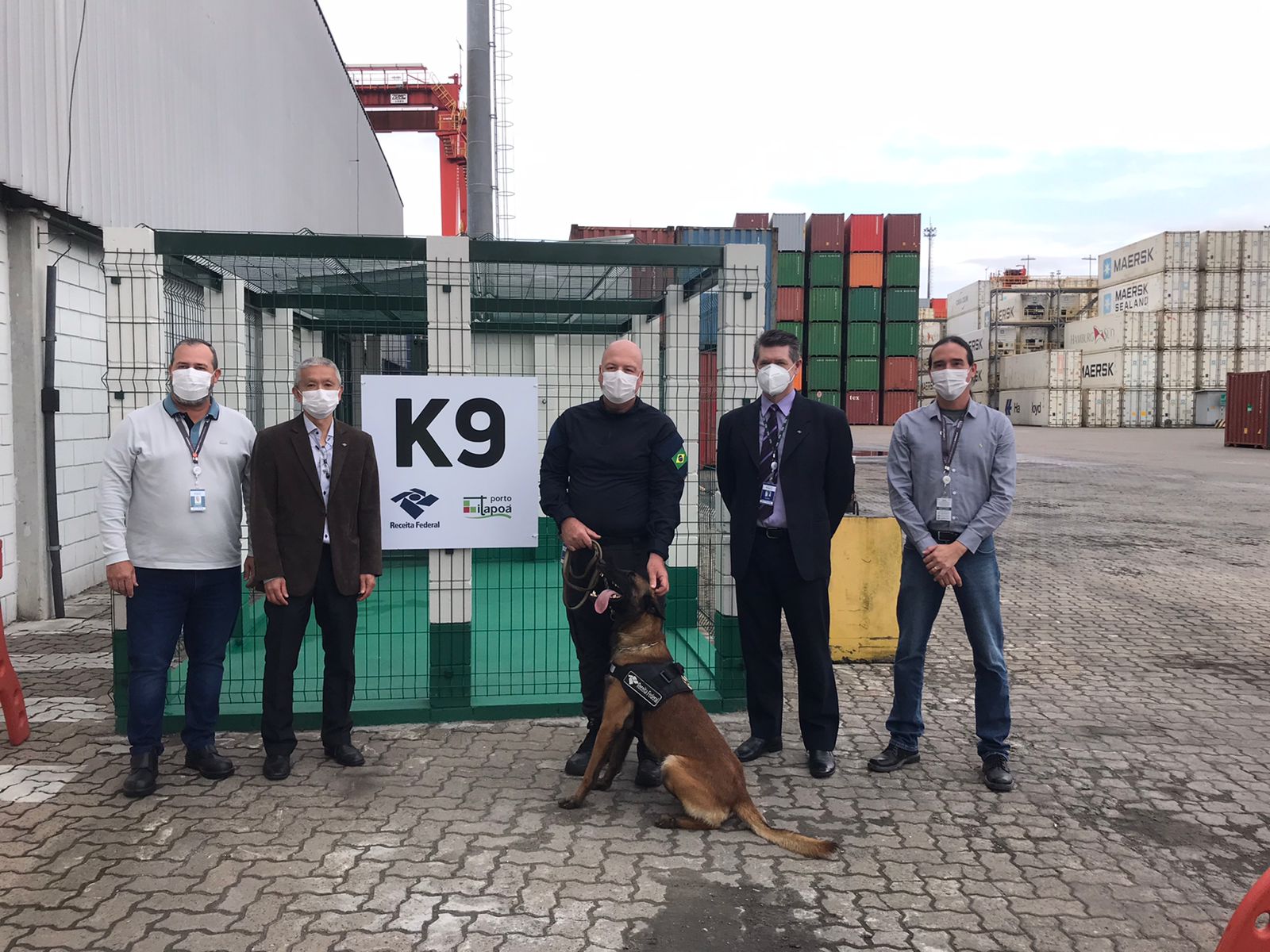 Porto Itapoa tera canil para cees da Receita Federal