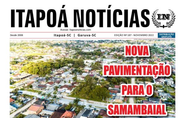Capa Itapoá Notícias 187 - Novembro de 2022 - CAPA IN