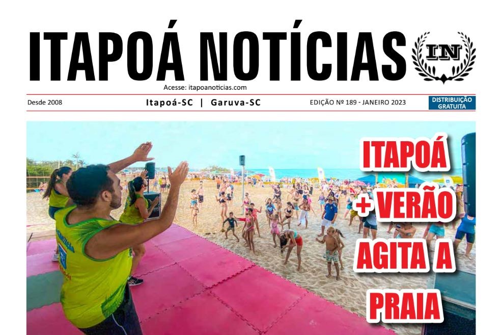 Capa Itapoa Noticias 189 - Janeiro de 2023 - para Tribuna de Itapoa