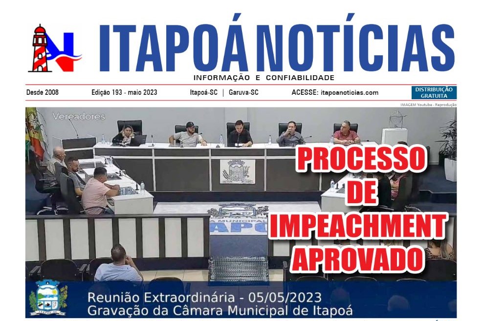 Capa Itapoá Notícias 193 - Maio de 2023 para Tribuna de Itapoa
