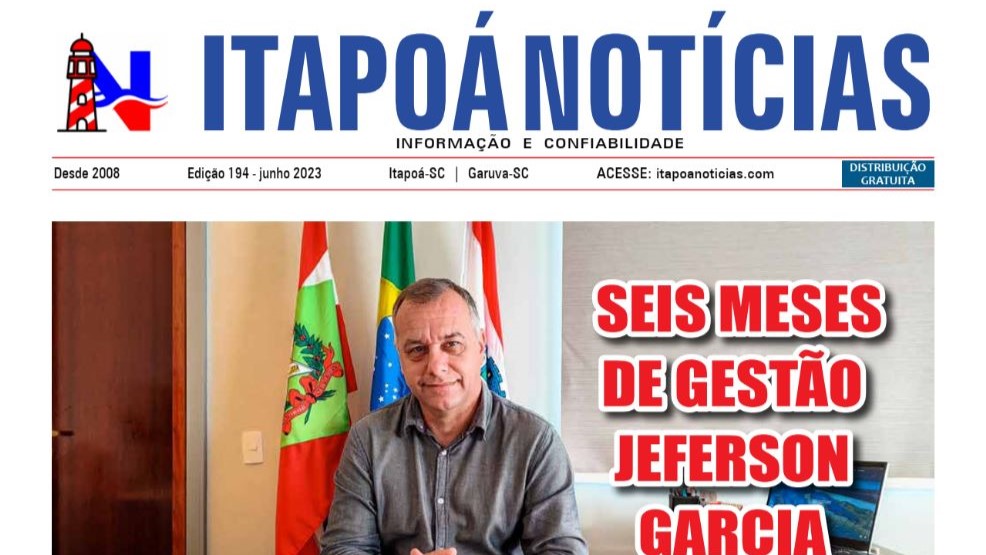 Capa Itapoá Notícias 194 - Junho de 2023 para Tribuna de Itapoa