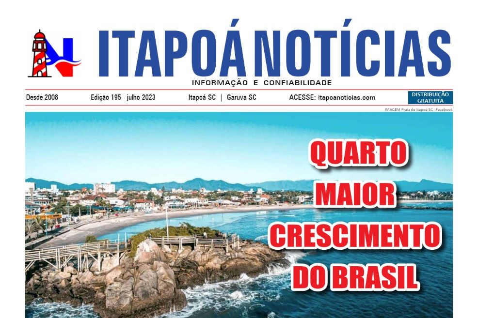 Capa Itapoá Notícias 195 - Julho de 2023 - para Tribuna de Itapoa