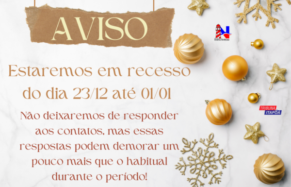 Aviso de recesso (Tribuna de Itapoa)