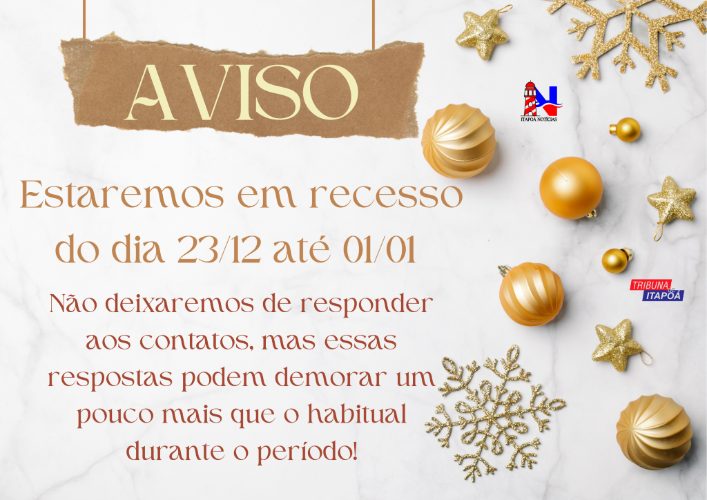 Aviso de recesso (Tribuna de Itapoa)