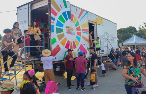Caminhao Conhecendo os ODS chega a Itapoa 05 (Tribuna de Itapoa)