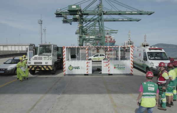 Porto Itapoa desenvolve internamente gaiola de emergencia exclusiva para resgate 6 (Tribuna de Itapoa)