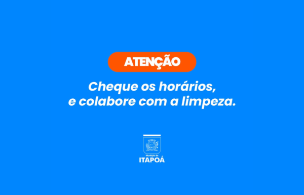 Prefeitura de Itapoa comunica atraso temporario na coleta seletiva de residuos (capa Tribuna de Itapoa)