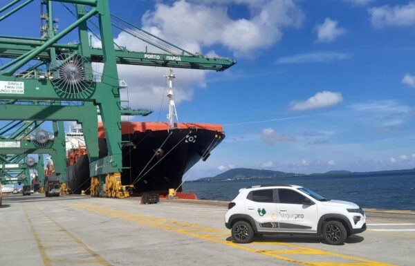 Patrulhas motorizadas do Porto Itapoa serao feitas por veiculo eletrico