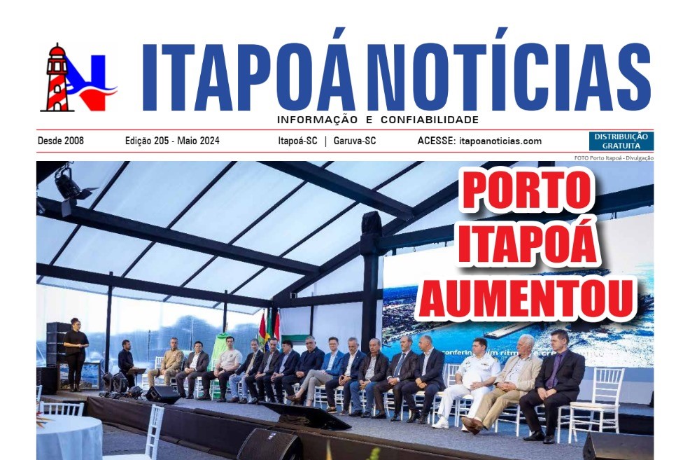 Capa Itapoa Noticias 205 - Maio de 2024 - Capa Tribuna de Itapoa