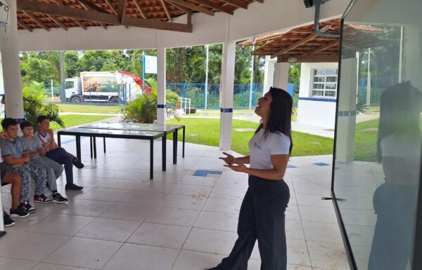 Escola do Pontal recebe palestra sobre a consciencia ambiental no descarte de residuos 17 (Tribuna de Itapoa)