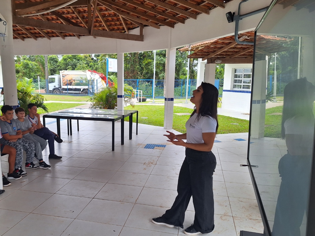 Escola do Pontal recebe palestra sobre a consciencia ambiental no descarte de residuos 17 (Tribuna de Itapoa)