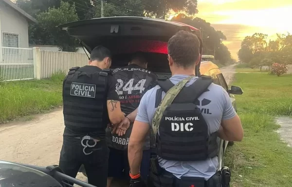 Suspeitos de homicidio sao presos em Itapoa