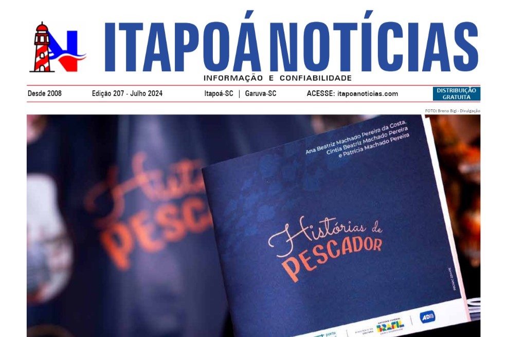 Capa Itapoá Notícias 207 - Julho de 2024 - para Tribuna de Itapoá