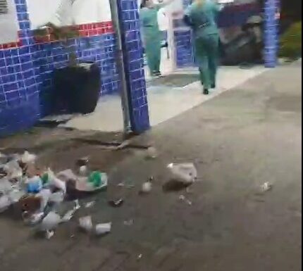 Motorista transtornado causa quebra-quebra no Pronto Atendimento 24 Horas de Itapoa 1