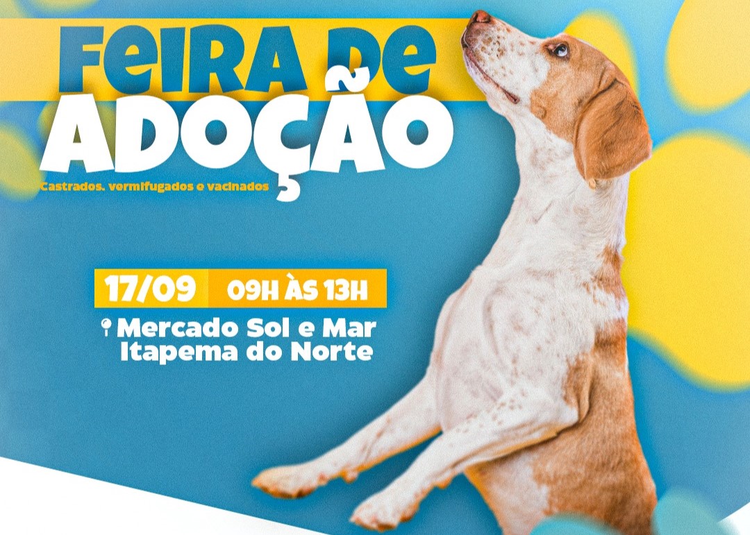 Centro de Bem Estar Animal realiza feira de adocao nesta terca 17-09 - Capa Tribuna de Itapoa