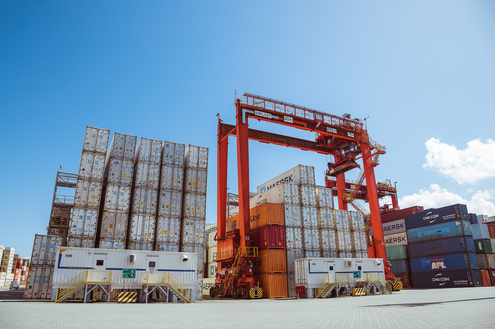 Porto Itapoa adiciona capacidade com mais 540 tomadas reefers