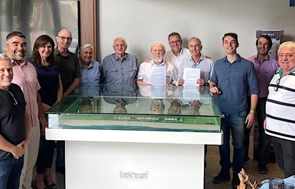 Primeiras incorporadoras assinam com a Riviera Santa Maria 1