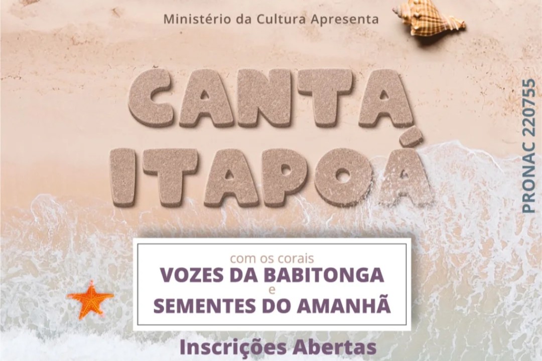 Projeto Canta Itapoa esta com inscricoes abertas para corais infantil e adulto - Capa Tribuna de Itapoa