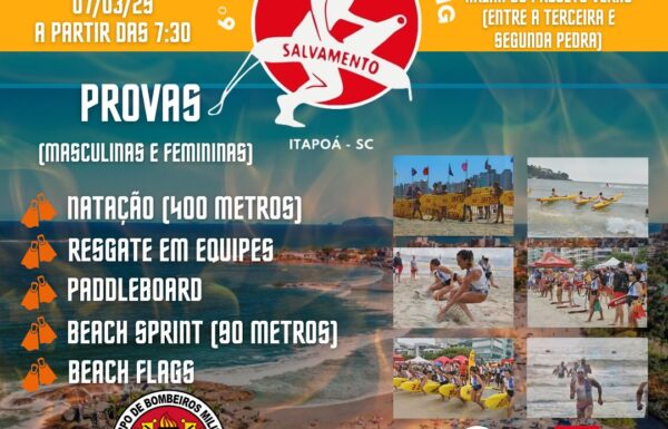 Vem ai o 6o Desafio de Life Saving de Itapoa