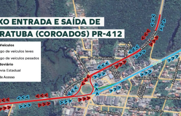 Avenida sera interditada a partir desta segunda-feira 17-03 para obra da Ponte de Guaratuba 4 (Tribuna de Itapoa)