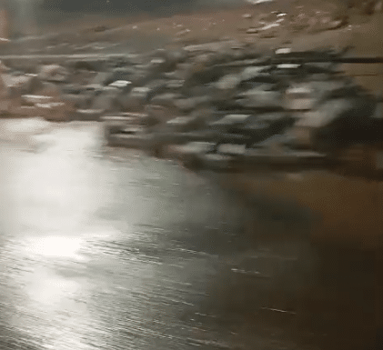 Chuva forte apos longo período de calor inunda ruas e casas assustando moradores de Garuva 2