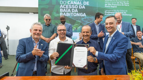 Governo e Porto firmam parceria que revolucionara a orla de Itapoá e o acesso a Portos - 03 - FOTO Jonata Rocha SECOM PSFS (Tribuna de Itapoa)