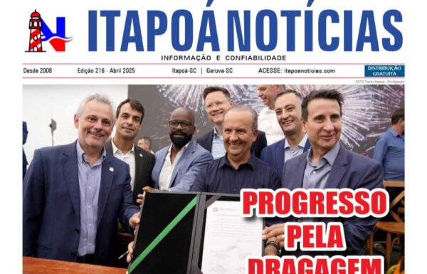 Capa Itapoa Noticias 216 - Abril de 2025 - Capa Tribuna de Itapoa