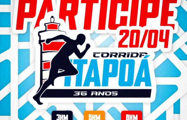 Vem ai a corrida itapoa 36 Anos - Capa Tribuna de Itapoa