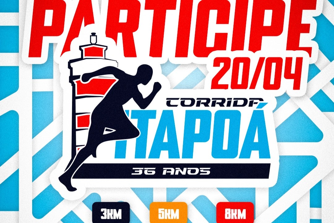 Vem ai a corrida itapoa 36 Anos - Capa Tribuna de Itapoa