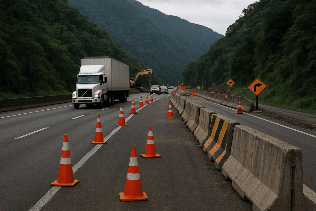 BR-376 tera desvio de trafego para obras - bloqueio afeta ligação com Garuva e Itapoa - capa