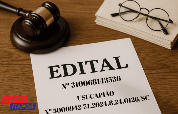 Edital Usucapiao Mariangela Carmo de Paula Muzilo - 30-05-2025 - Capa Tribuna de Itapoa