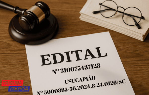 Edital de Jose Antonio da Silva - 24-05-2025 - Capa Tribuna de Itapoa