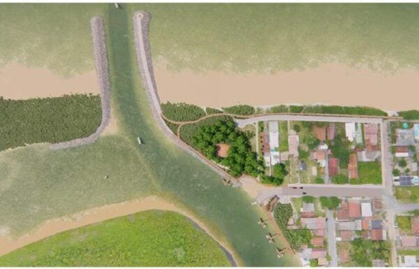 Obras dos Molhes do rio Sai Mirim avançam em Itapoá com conclusão prevista para setembro 8