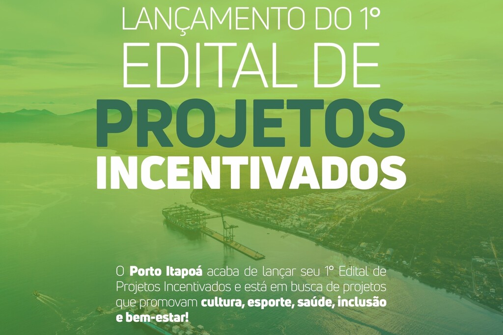 Porto Itapoa lanca edital para projetos incentivados com foco social - Capa Tribuna de Itapoa