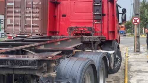 Polícia Militar de Itapoá anuncia retomada de fiscalização a carretas em áreas urbanas