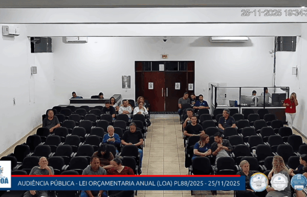 Camara de Itapoa discute LOA 2026 com orçamento previsto de RS 375 milhoes - Capa Tribuna de Itapoa