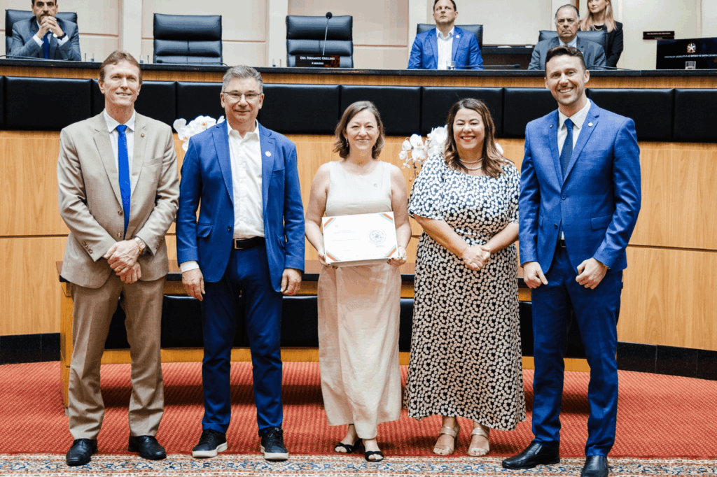 Porto Itapoa homenageado pela Alesc com Certificado de Responsabilidade Social 2