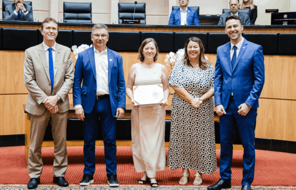 Porto Itapoa homenageado pela Alesc com Certificado de Responsabilidade Social 2