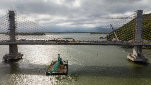Obras da Ponte de Guaratuba entram em fase final com foco nos acabamentos