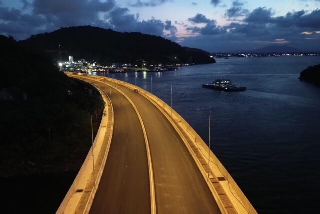 FOTO: Gediel Mendes/Consórcio Supervisor Ponte de Guaratuba.